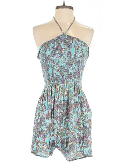 Pre-owned Wild Fable Romper In Blue