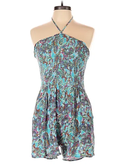 Pre-owned Wild Fable Romper In Blue