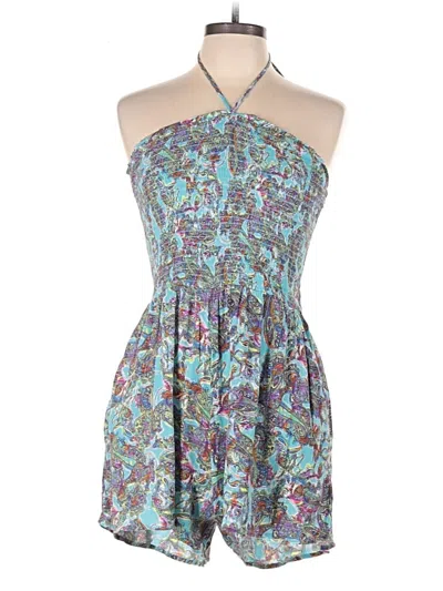 Pre-owned Wild Fable Romper In Blue