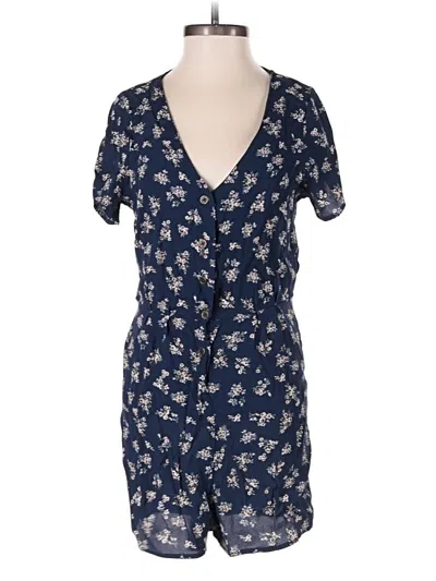 Pre-owned Wild Fable Romper In Blue
