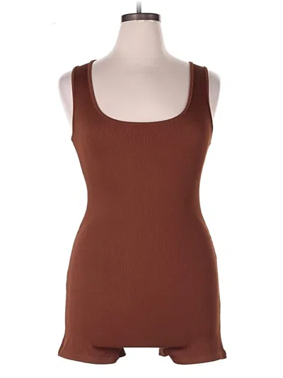 Pre-owned Wild Fable Romper In Brown