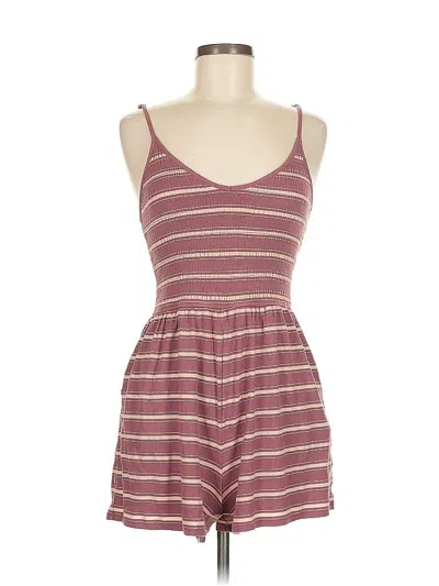 Pre-owned Wild Fable Romper In Burgundy