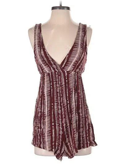 Pre-owned Wild Fable Romper In Burgundy