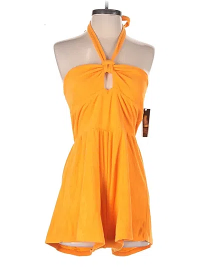 Pre-owned Wild Fable Romper In Orange