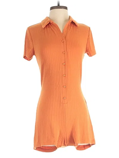 Pre-owned Wild Fable Romper In Orange