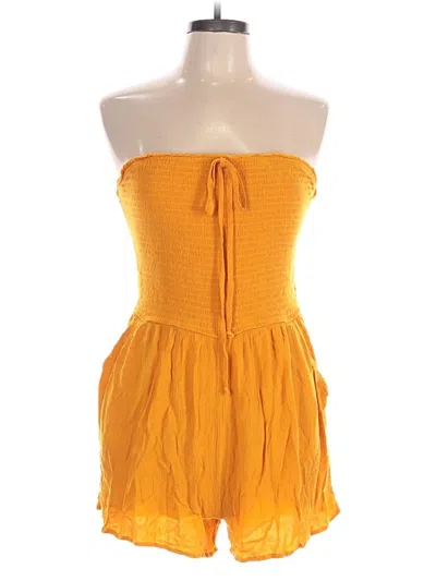 Pre-owned Wild Fable Romper In Orange