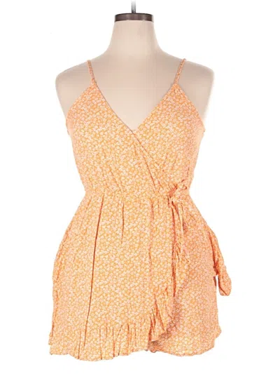 Pre-owned Wild Fable Romper In Orange
