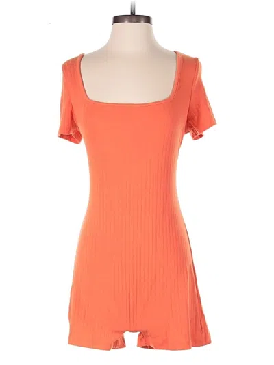 Pre-owned Wild Fable Romper In Orange