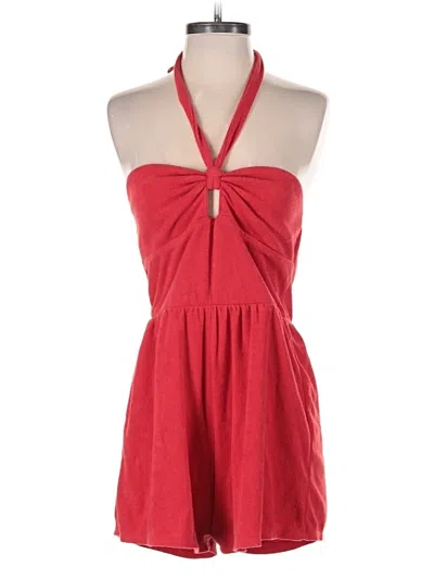 Pre-owned Wild Fable Romper In Red