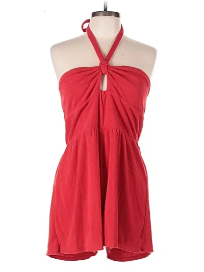 Pre-owned Wild Fable Romper In Red
