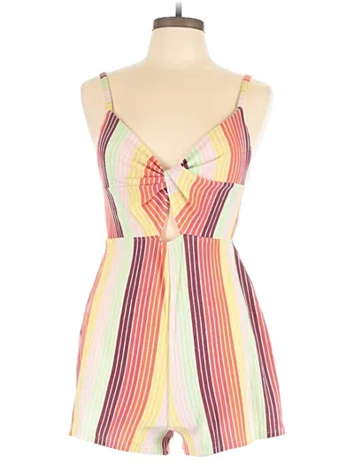 Pre-owned Wild Fable Romper In Yellow