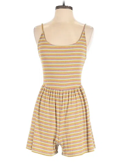 Pre-owned Wild Fable Romper In Yellow