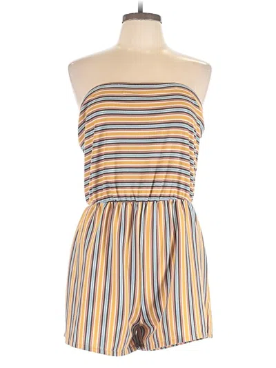 Pre-owned Wild Fable Romper In Yellow