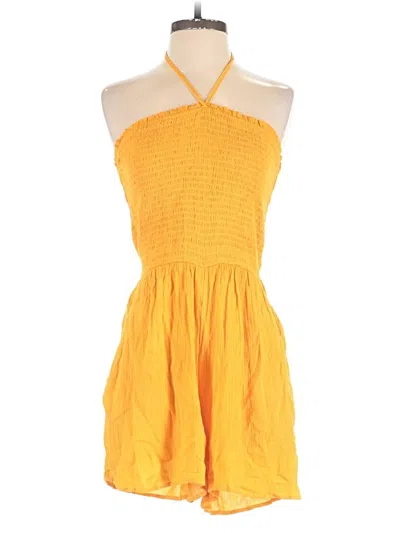 Pre-owned Wild Fable Romper In Yellow