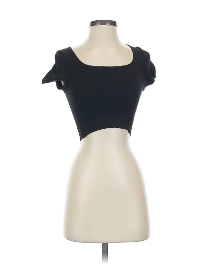 Pre-owned Wild Fable Short Sleeve T-shirt In Black