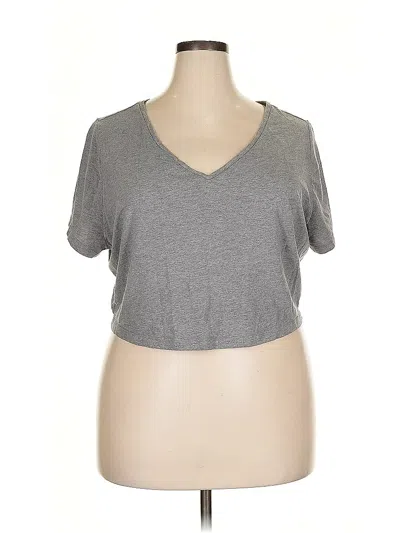 Pre-owned Wild Fable Short Sleeve T-shirt In Gray