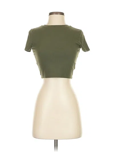 Pre-owned Wild Fable Short Sleeve T-shirt In Green