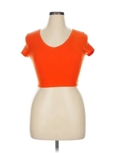 Pre-owned Wild Fable Short Sleeve T-shirt In Orange