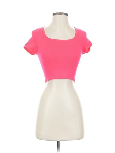 Pre-owned Wild Fable Short Sleeve T-shirt In Pink