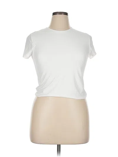 Pre-owned Wild Fable Short Sleeve T-shirt In White