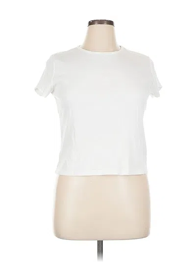 Pre-owned Wild Fable Short Sleeve T-shirt In White