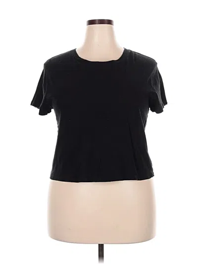 Pre-owned Wild Fable Short Sleeve T-shirt In Black