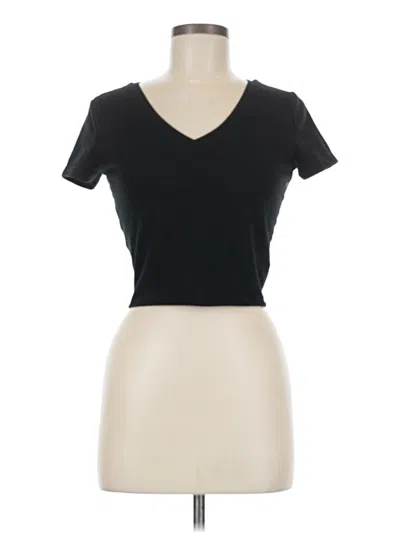 Pre-owned Wild Fable Short Sleeve T-shirt In Black