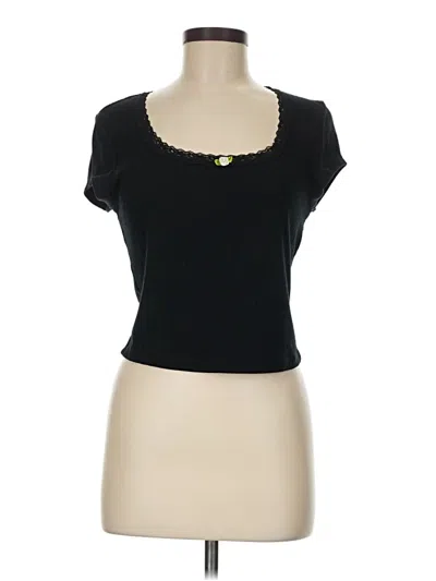 Pre-owned Wild Fable Short Sleeve T-shirt In Black