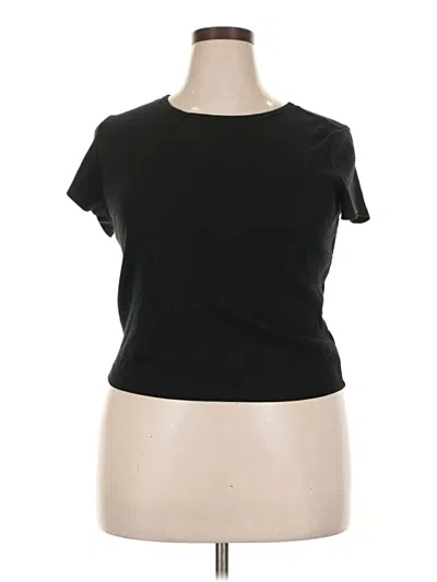 Pre-owned Wild Fable Short Sleeve T-shirt In Black