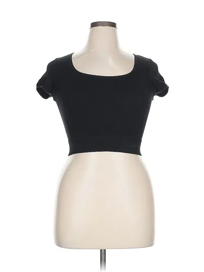 Pre-owned Wild Fable Short Sleeve T-shirt In Black