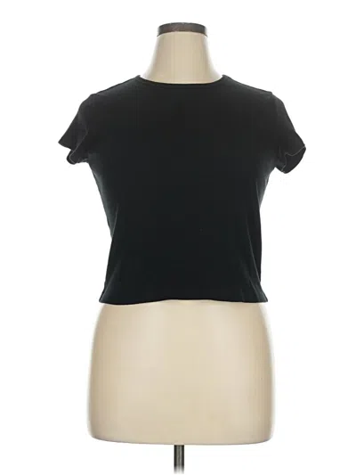 Pre-owned Wild Fable Short Sleeve T-shirt In Black