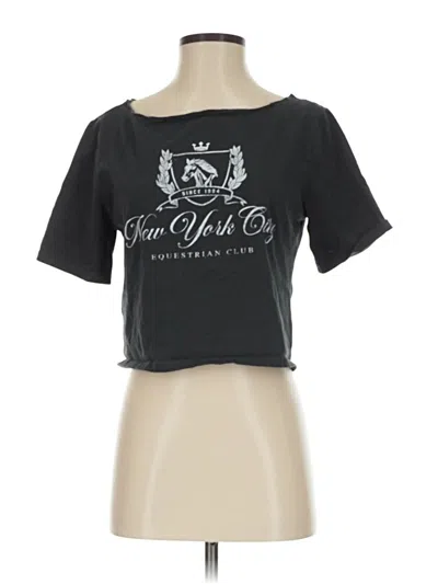 Pre-owned Wild Fable Short Sleeve T-shirt In Black