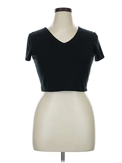 Pre-owned Wild Fable Short Sleeve T-shirt In Black