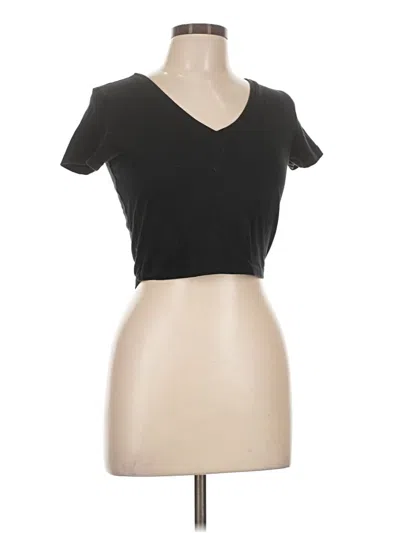 Pre-owned Wild Fable Short Sleeve T-shirt In Black