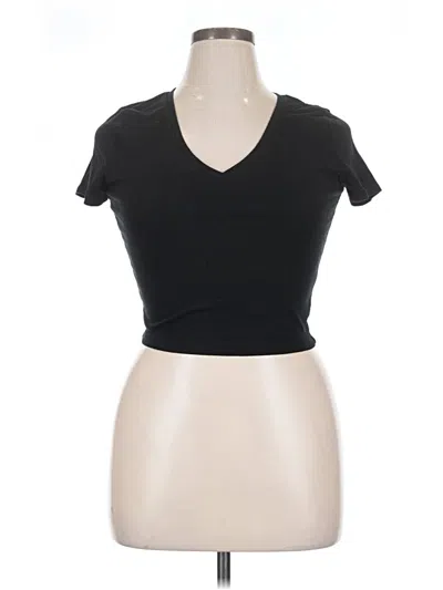 Pre-owned Wild Fable Short Sleeve T-shirt In Black