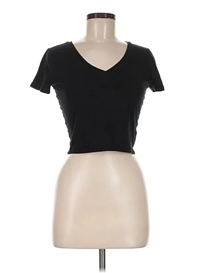 Pre-owned Wild Fable Short Sleeve T-shirt In Black