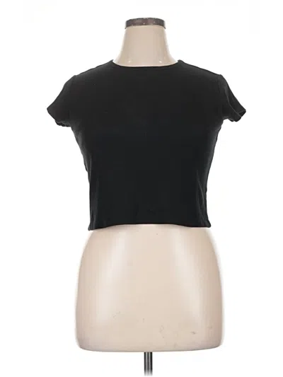 Pre-owned Wild Fable Short Sleeve T-shirt In Black