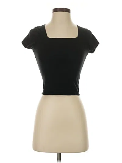 Pre-owned Wild Fable Short Sleeve T-shirt In Black