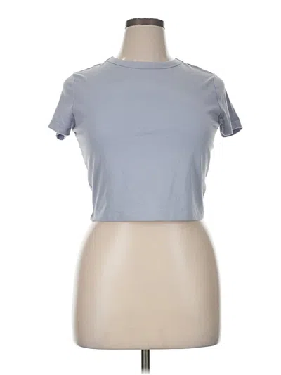 Pre-owned Wild Fable Short Sleeve T-shirt In Blue