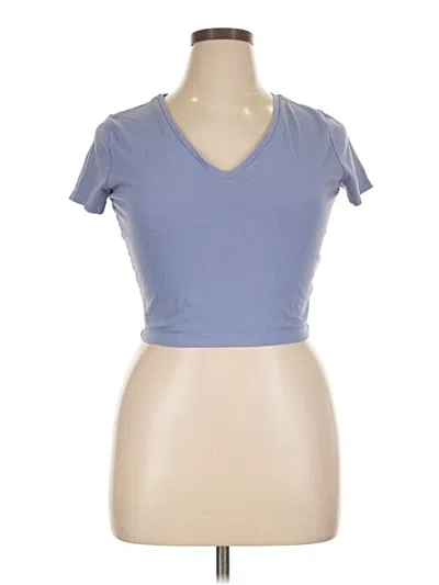 Pre-owned Wild Fable Short Sleeve T-shirt In Blue