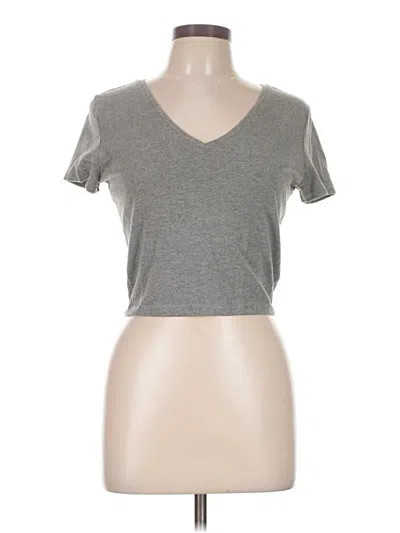 Pre-owned Wild Fable Short Sleeve T-shirt In Gray