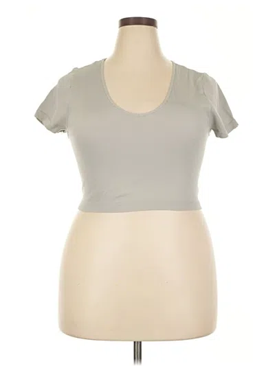 Pre-owned Wild Fable Short Sleeve T-shirt In Gray