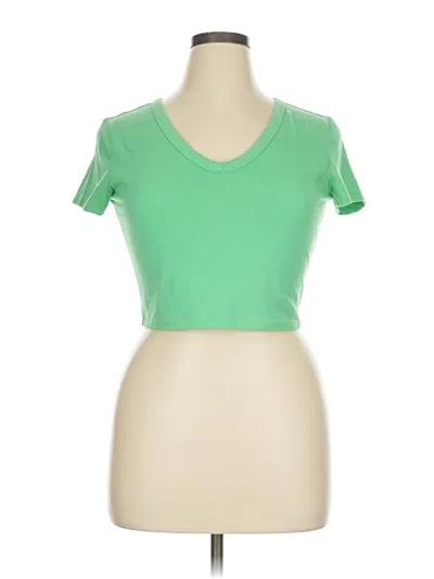 Pre-owned Wild Fable Short Sleeve T-shirt In Green