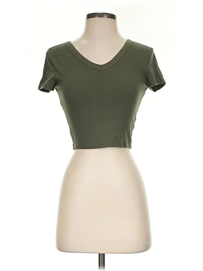 Pre-owned Wild Fable Short Sleeve T-shirt In Green