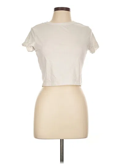 Pre-owned Wild Fable Short Sleeve T-shirt In Ivory