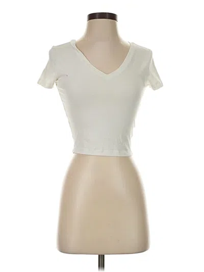 Pre-owned Wild Fable Short Sleeve T-shirt In Ivory