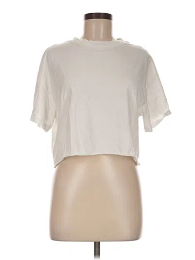 Pre-owned Wild Fable Short Sleeve T-shirt In Ivory