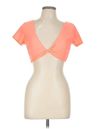 Pre-owned Wild Fable Short Sleeve T-shirt In Orange