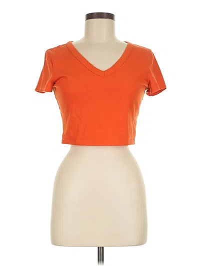 Pre-owned Wild Fable Short Sleeve T-shirt In Orange