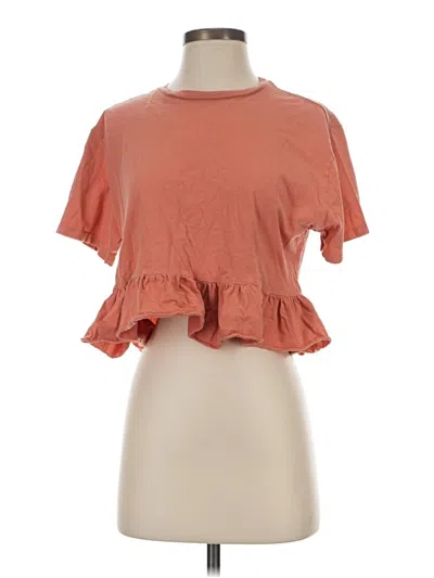 Pre-owned Wild Fable Short Sleeve T-shirt In Orange